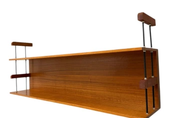 Mid-Century Modern Wall Mounted Shelf by Walter Wirtz for Wilhelm Renz, 1960s